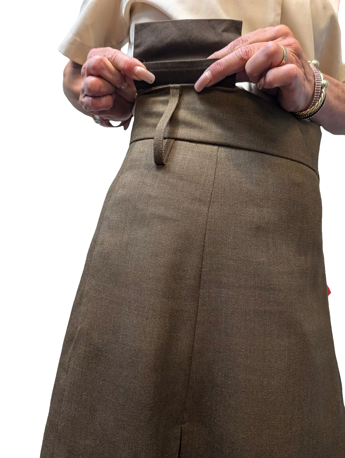 Authentic New British army brown wool blend skirt military dress uniform parade