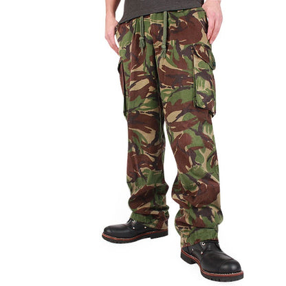 Vintage 1980s British army M85 DPM camo trousers pants military camouflage cargo combat woodland DPM