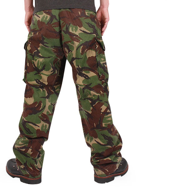Vintage 1980s British army M85 DPM camo trousers pants military camouflage cargo combat woodland DPM
