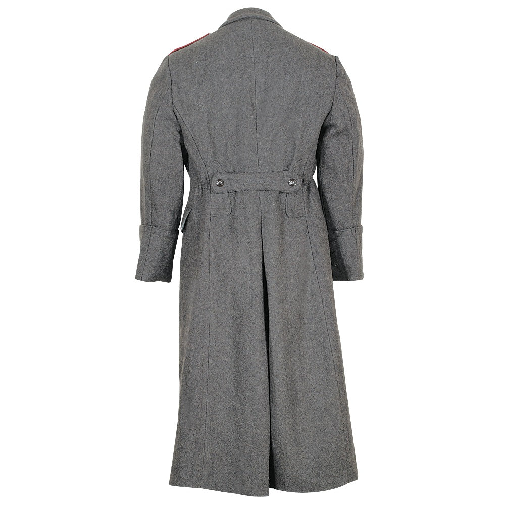 Vintage Soviet Era Bulgarian wool  winter Army Trenchcoat Greatcoat Communist trench coat overcoat