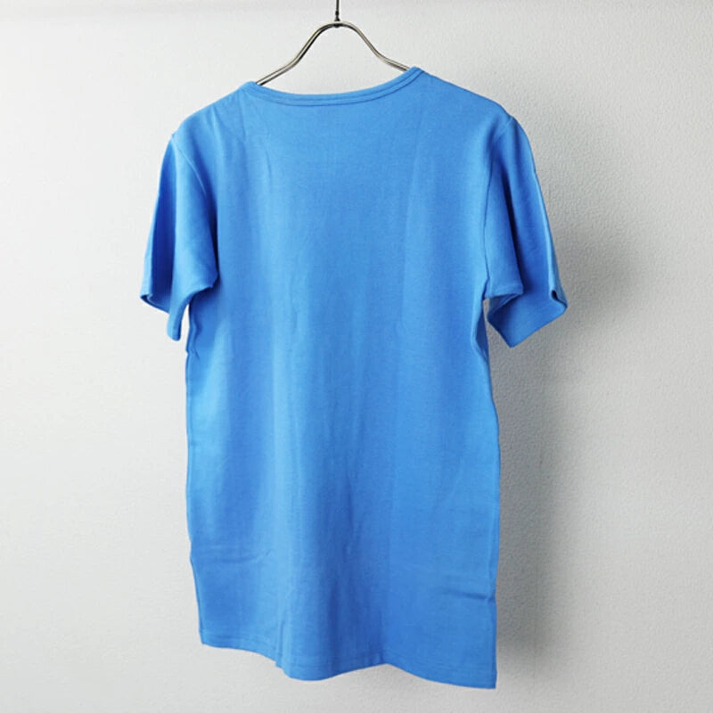 Vintage German army sports t-shirt military bundeswehr sky blue cotton w