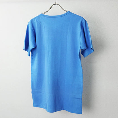 Vintage German army sports t-shirt military bundeswehr sky blue cotton w