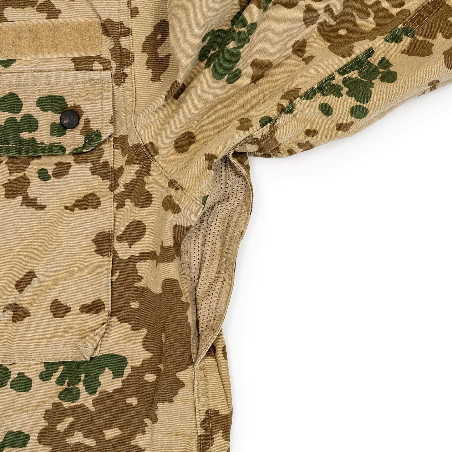 Vintage German army desert field shirt jacket coat fieldshirt camo camouflage military wustentarn tropentarn