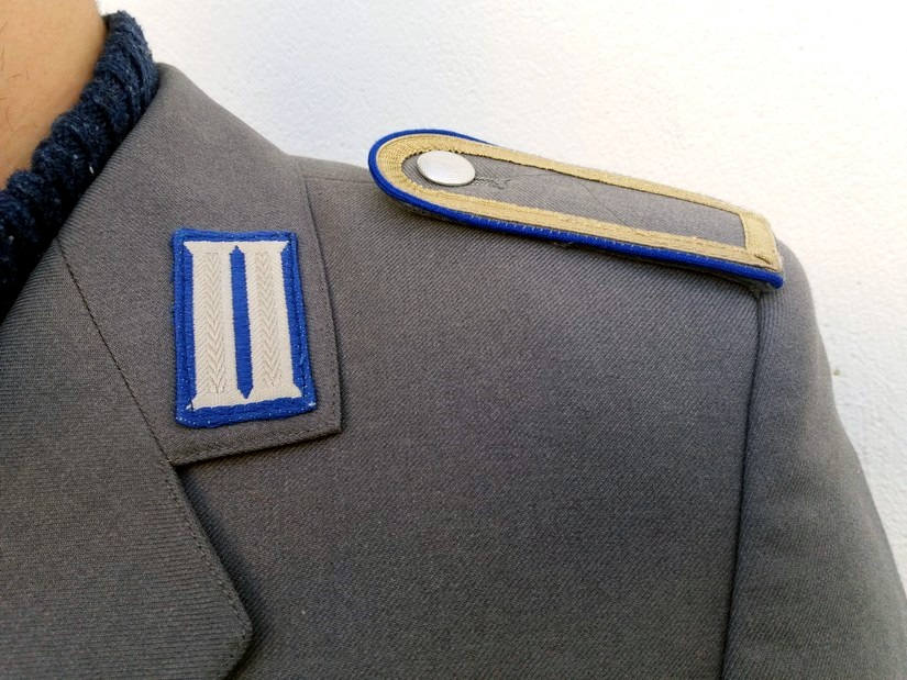 Vintage Insignia German Army officers tunic jacket coat parade military surplus blazer Bundeswehr uniform parade dress