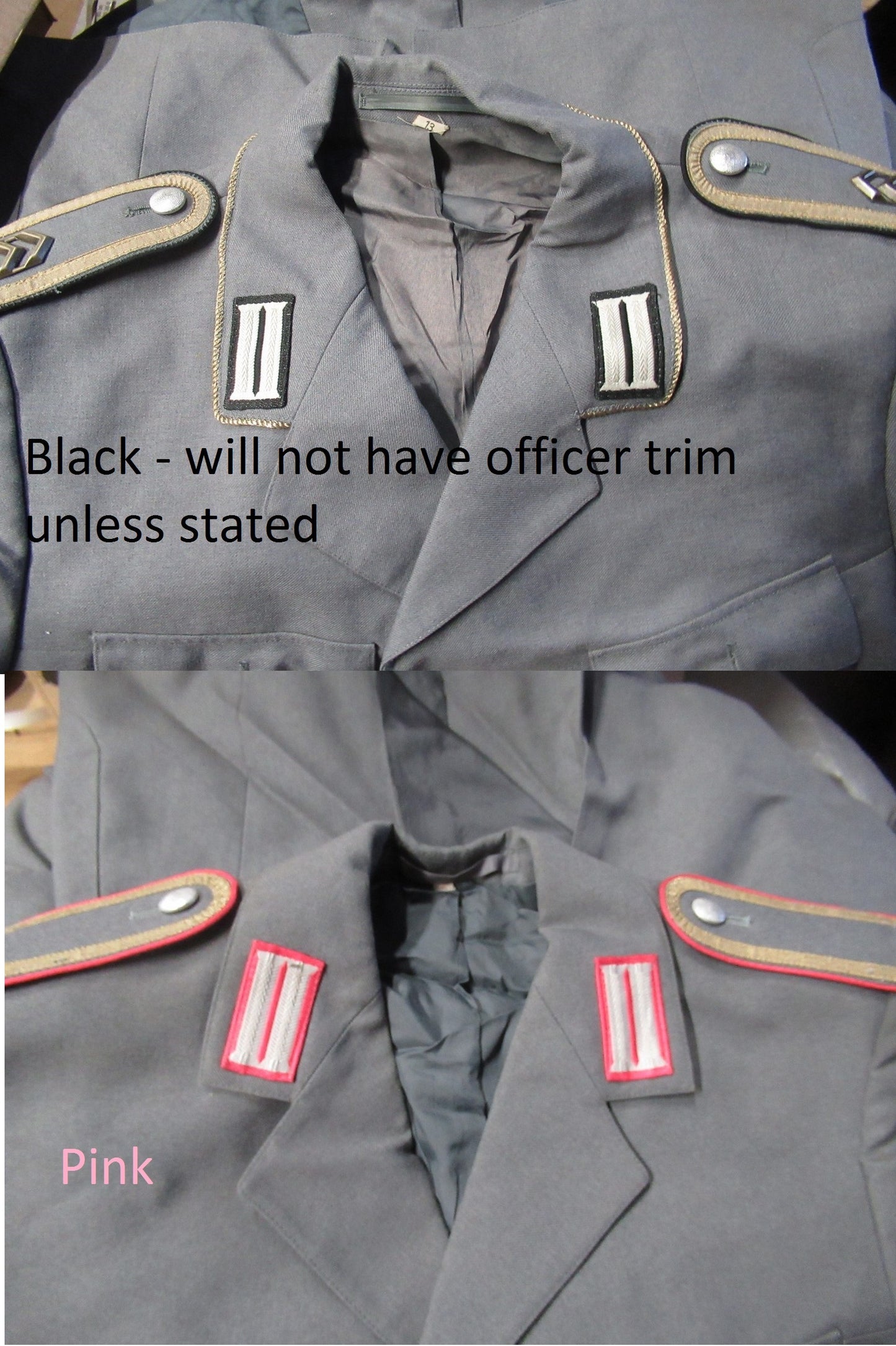 Vintage Insignia German Army officers tunic jacket coat parade military surplus blazer Bundeswehr uniform parade dress
