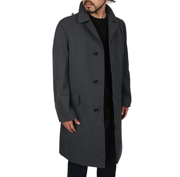 Vintage 90s single breasted German Army Trenchcoat Greatcoat military gaberdine