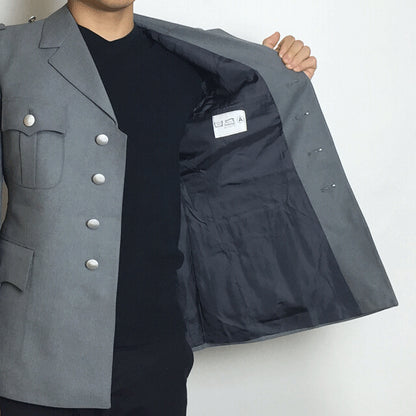 Vintage German Army officers tunic jacket coat parade military surplus blazer Bundeswehr uniform parade dress