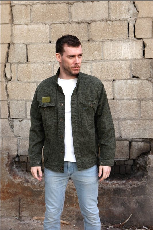 New Unissued Czech army night digi camo Field jacket military coat camouflage ike bomber