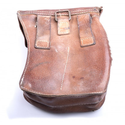 Vintage Czech army leather AK47 ammo belt pouch military ammunition communist soviet era