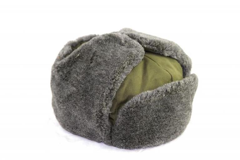 Vintage Czech cold war communist ushanka shapka hat cap winter soviet era Czechoslovakia