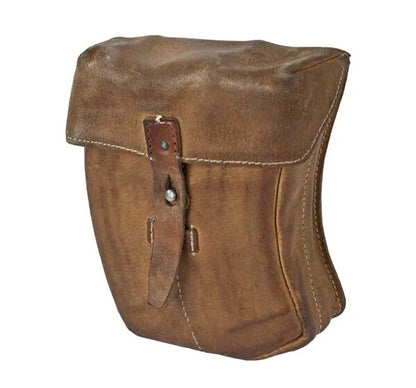 Vintage Czech army leather AK47 ammo belt pouch military ammunition communist soviet era