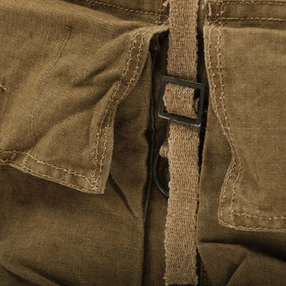 Vintage Czech army shoulder bag canvas soviet era hand carry military communist