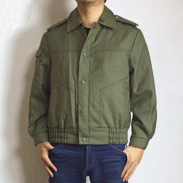 New Czech Army Cadet jacket military coat olive khaki mens unissued bomber ike deadstock