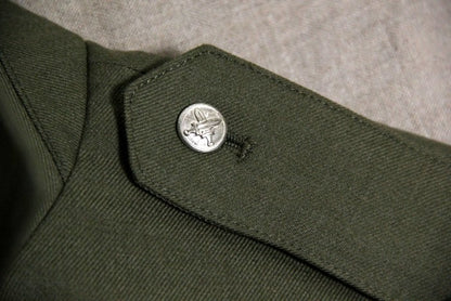 New Czech Army Cadet jacket military coat olive khaki mens unissued bomber ike deadstock