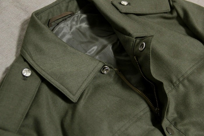 New Czech Army Cadet jacket military coat olive khaki mens unissued bomber ike deadstock