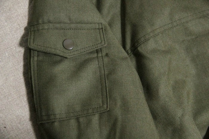 New Czech Army Cadet jacket military coat olive khaki mens unissued bomber ike deadstock