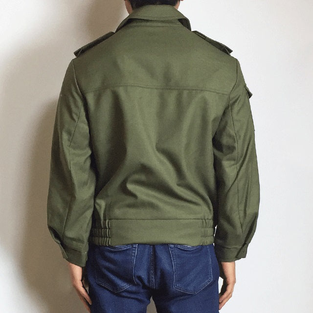 New Czech Army Cadet jacket military coat olive khaki mens unissued bomber ike deadstock