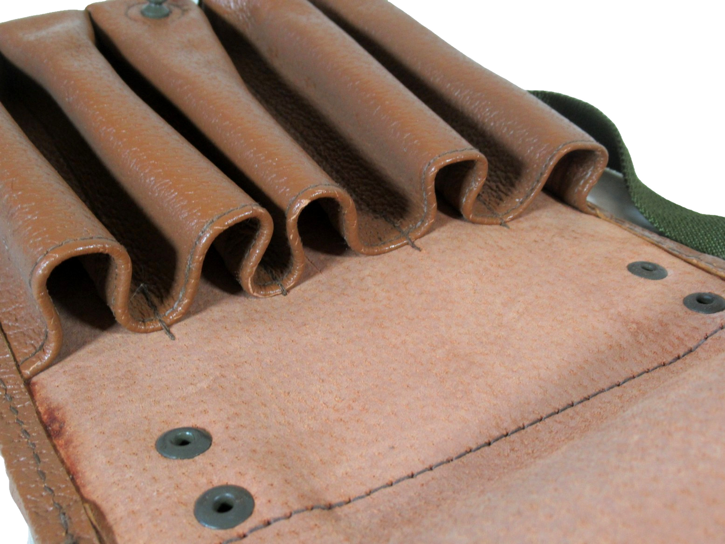 Vintage Czech army flare gun case signal pistol holster military communist Soviet Era shoulder bag