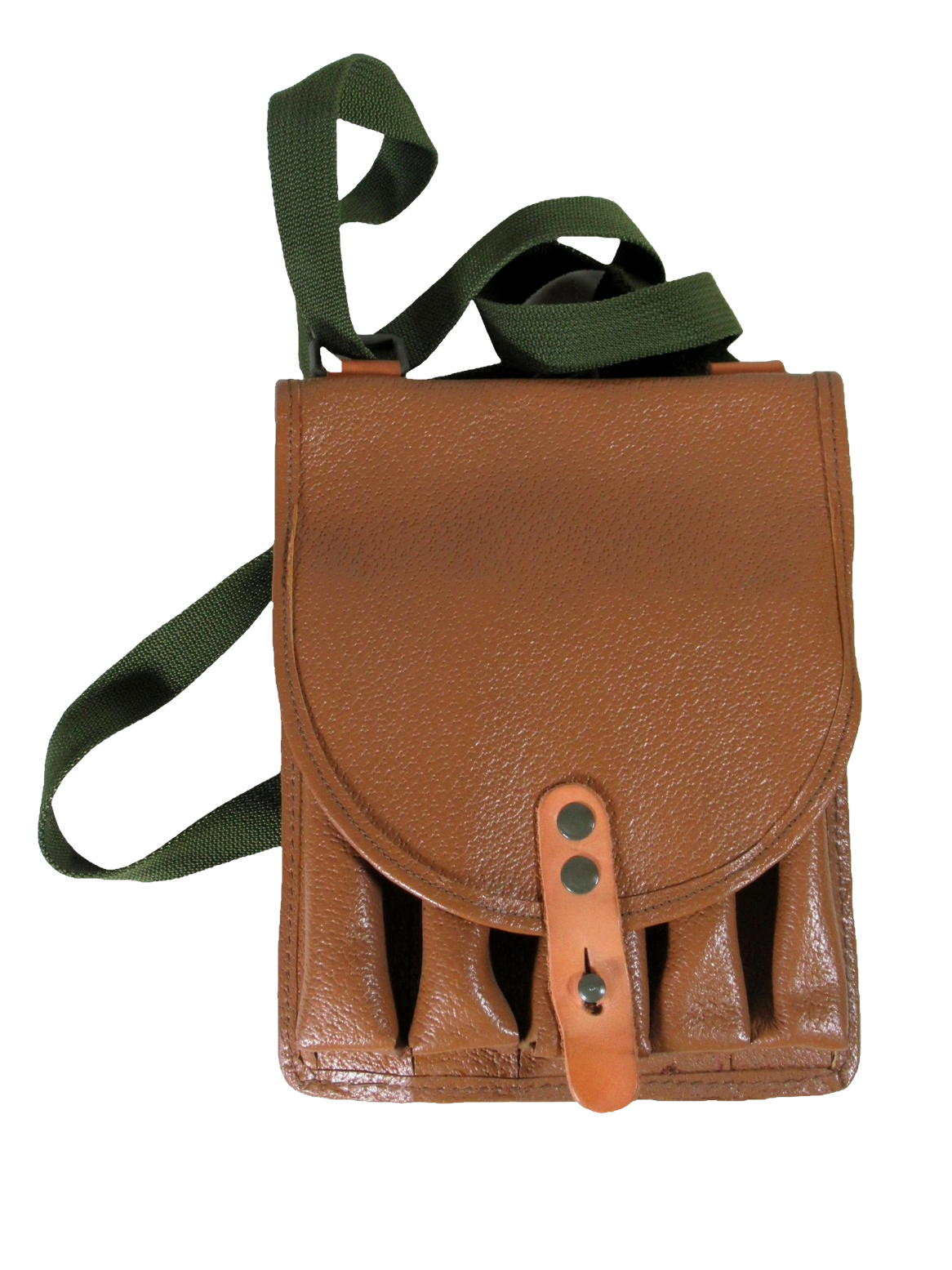 Vintage Czech army flare gun case signal pistol holster military communist Soviet Era shoulder bag