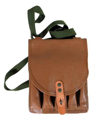 Vintage Czech army flare gun case signal pistol holster military communist Soviet Era shoulder bag
