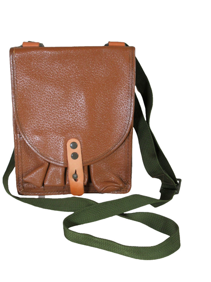 Vintage Czech army flare gun case signal pistol holster military communist Soviet Era shoulder bag