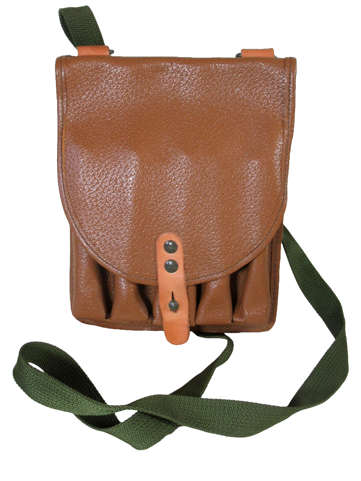 Vintage Czech army flare gun case signal pistol holster military communist Soviet Era shoulder bag