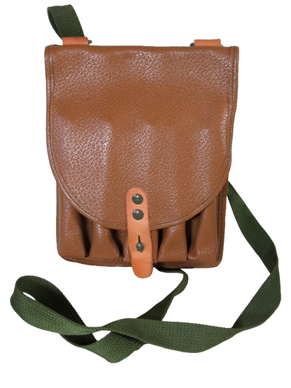 Vintage Czech army flare gun case signal pistol holster military communist Soviet Era shoulder bag