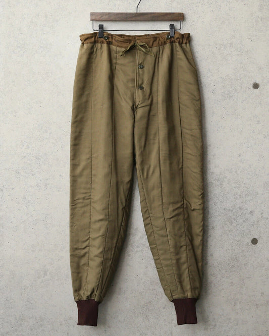 Vintage 1960s Czech army M60 liner winter trousers pants communist Soviet era military thermal cold weather quilted Czechoslovakian