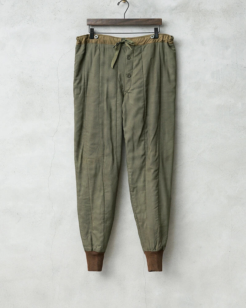 Vintage 1960s Czech army M60 liner winter trousers pants communist Soviet era military thermal cold weather quilted Czechoslovakian