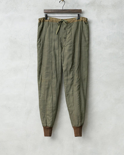Vintage 1960s Czech army M60 liner winter trousers pants communist Soviet era military thermal cold weather quilted Czechoslovakian