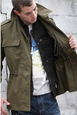 New Unissued Czech army communist Field jacket military coat soviet era olive khaki