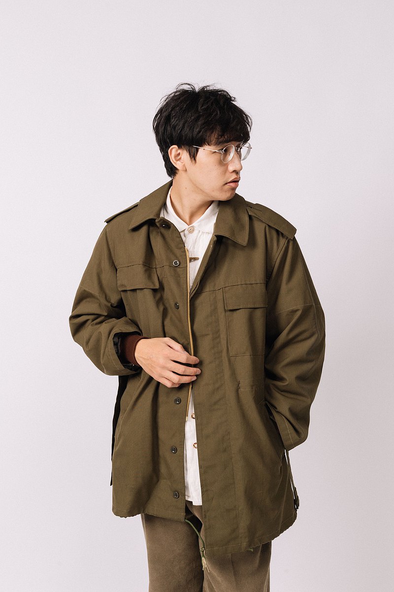 Defected Vintage Czech cold war parka communist coat jacket overcoat winter unlined no accessories