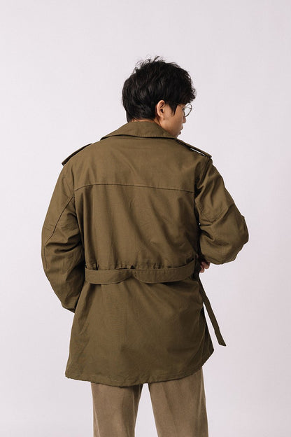 New Unissued Czech army cold war parka unlined communist soviet era coat jacket overcoat military winter Czechoslovakian