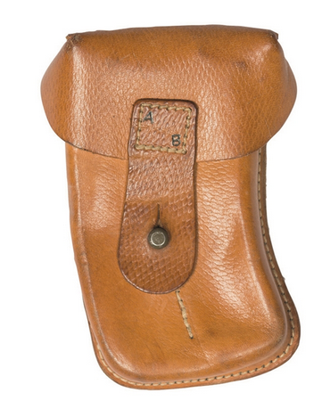 Vintage Czech army scorpion dual mag ammo belt pouch military ammunition clip communist soviet era