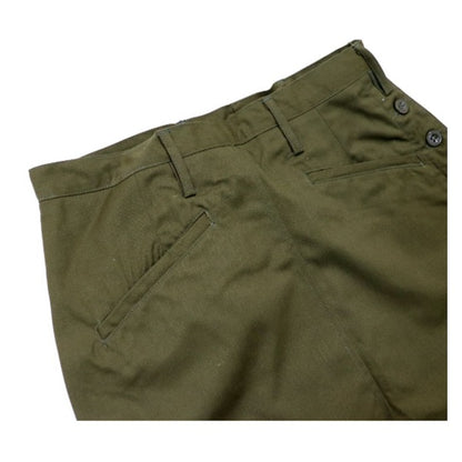 New Vintage 1980s Czech army skirt military maxi hip cotton uniform soviet era unissued communist