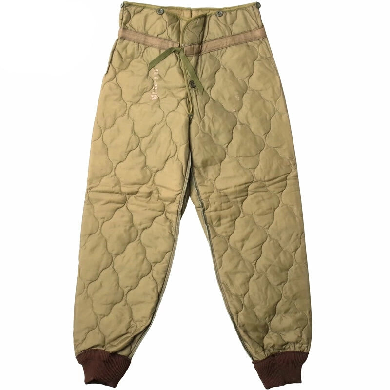 New Czech army liner winter trousers pants communist Soviet era military thermal cold weather quilted Czechoslovakian