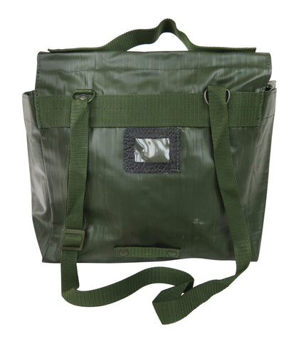 Vintage New Unissued Czech army  waterproof shoulder bag carrier hand satchel military