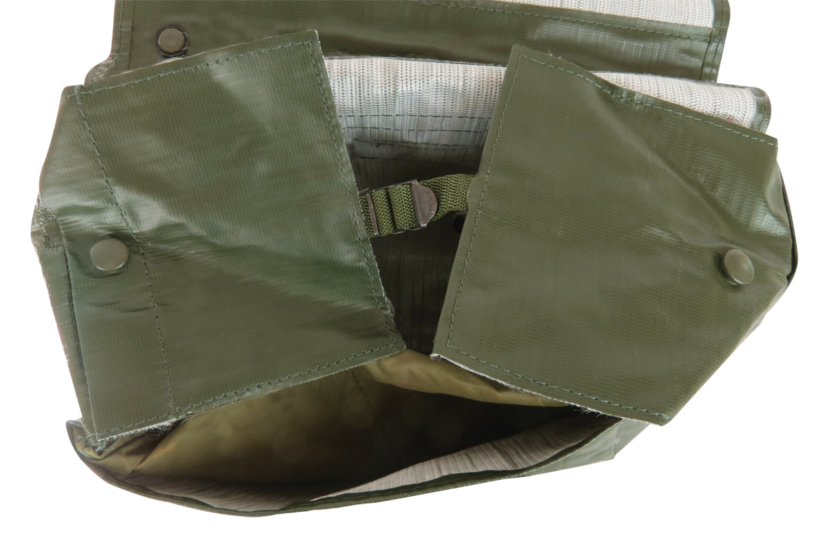 Vintage New Unissued Czech army  waterproof shoulder bag carrier hand satchel military
