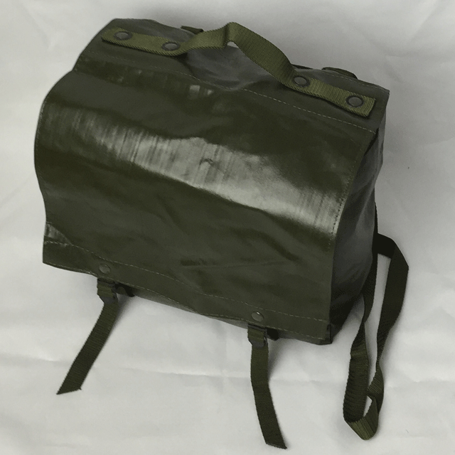 Vintage New Unissued Czech army  waterproof shoulder bag carrier hand satchel military