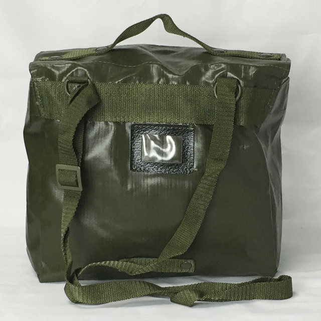 Vintage New Unissued Czech army  waterproof shoulder bag carrier hand satchel military