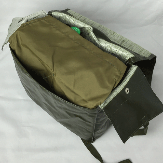 Vintage New Unissued Czech army  waterproof shoulder bag carrier hand satchel military