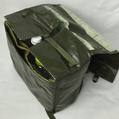 Vintage New Unissued Czech army  waterproof shoulder bag carrier hand satchel military