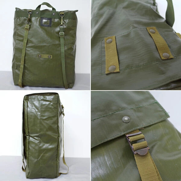 New Unissued Czech army large waterproof backpack rucksack shoulder bag carrier hand satchel military M85 with harness