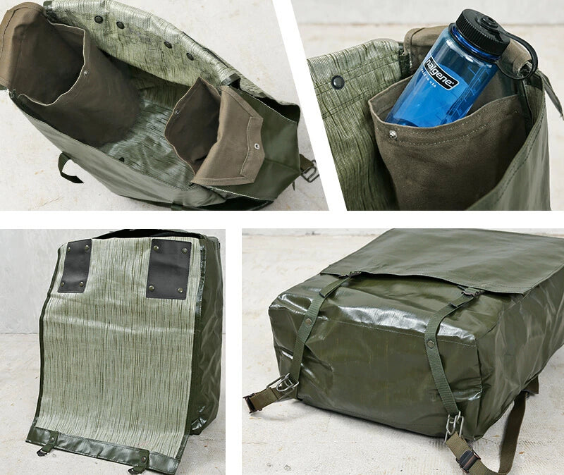 New Unissued Czech army large waterproof backpack rucksack shoulder bag carrier hand satchel military M85 with harness