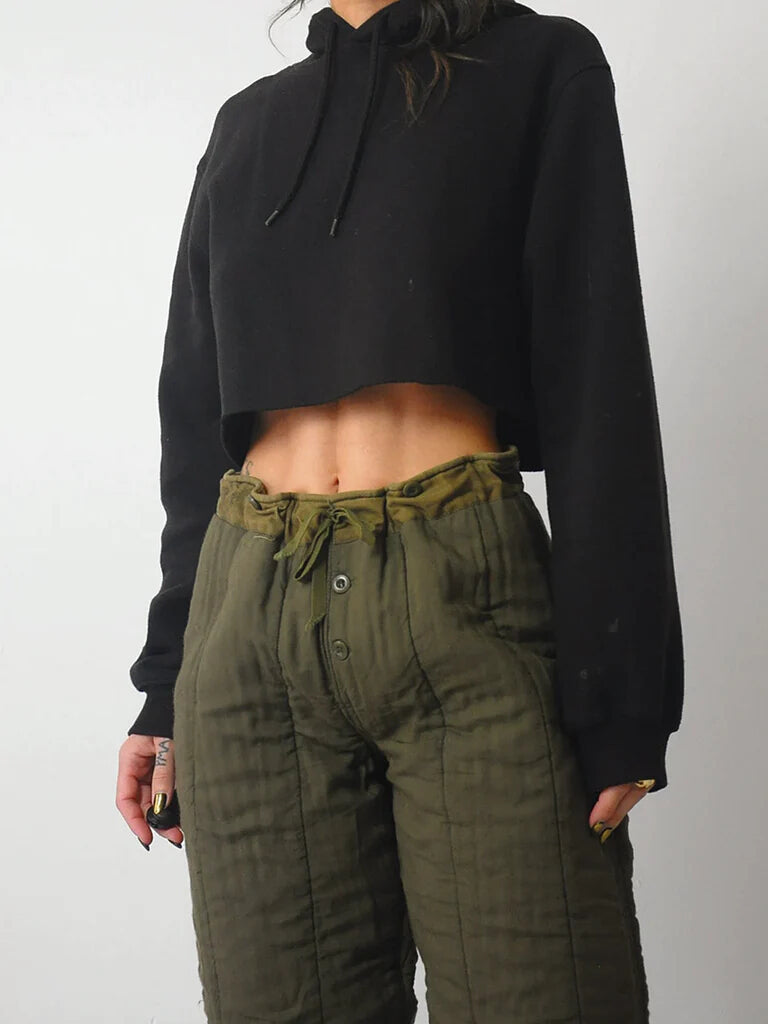 Vintage 1960s Czech army liner M60 winter trousers pants communist Soviet era military thermal cold weather quilted Czechoslovakian