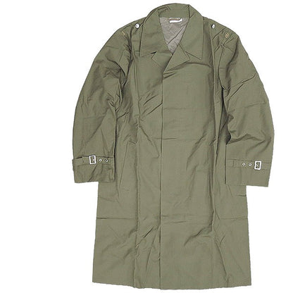 New Vintage 1980s East German army raincoat military coat trenchcoat NVA DDR GDR Unissued