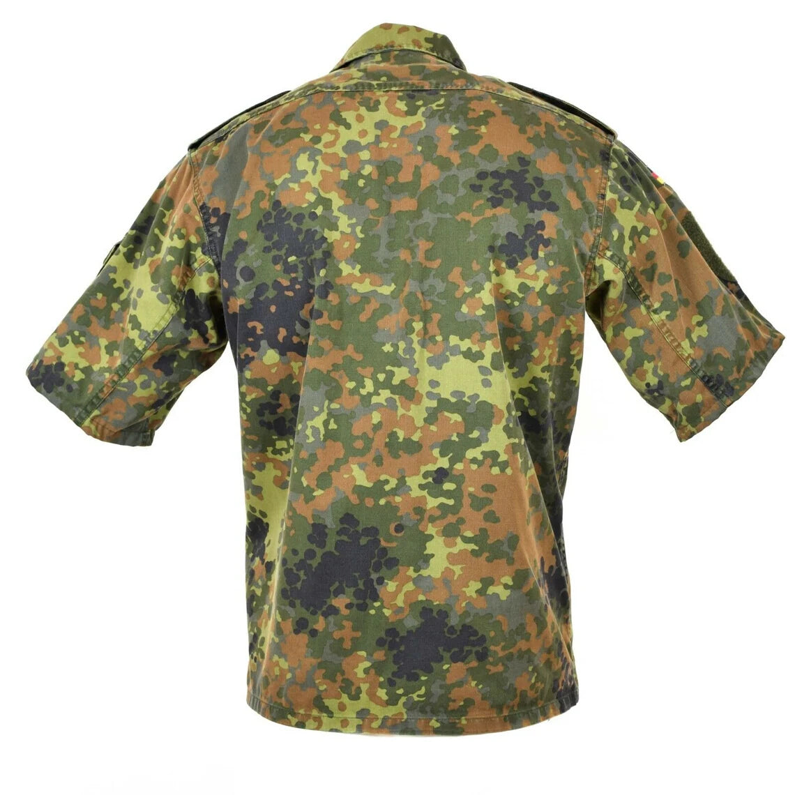 New Vintage German army short sleeve field shirt jacket coat fieldshirt camo camouflage military (Copy)