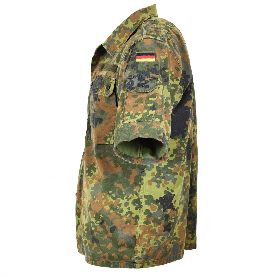 New Vintage German army short sleeve field shirt jacket coat fieldshirt camo camouflage military (Copy)