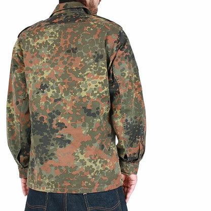 Vintage German army flecktarn field shirt jacket coat fieldshirt camo camouflage military