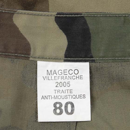 Vintage 1990s French army camo shorts military camouflage woodland CCE